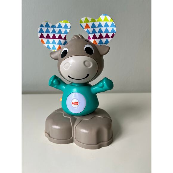 Fisher-Price Linkimals Musical‎ Moose Light-up Musical Activity Toy Tested Works - Picture 1 of 13